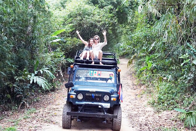 Koh Samui Jungle Safari By JEEP With MR.UNG (Including Lunch) - Hotel, airport, or cruise-port pickup