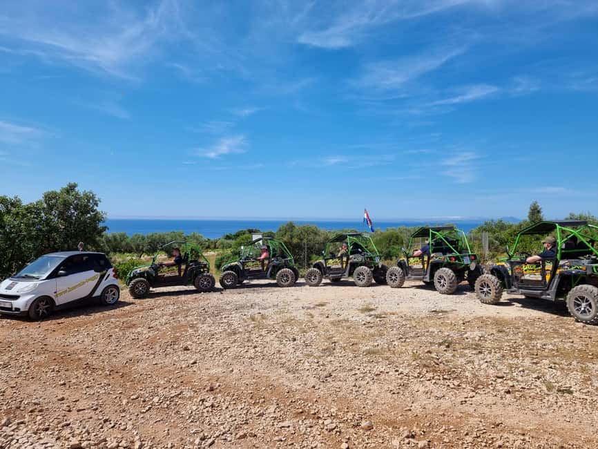 Korcula: Buggy Safari with Local Food and Wine Tasting - The GRK vineyard stop and Korčula wine country