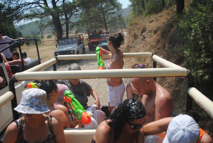 Kusadasi Jeep Safari w/ Lunch and Water Fight - Kursunlu Monastery and a Glimpse of the Past