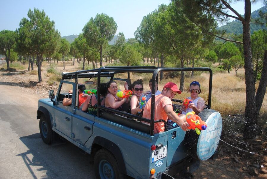 Kusadasi Jeep Safari w/ Lunch and Water Fight - Zeus Cave and the Swim Stop