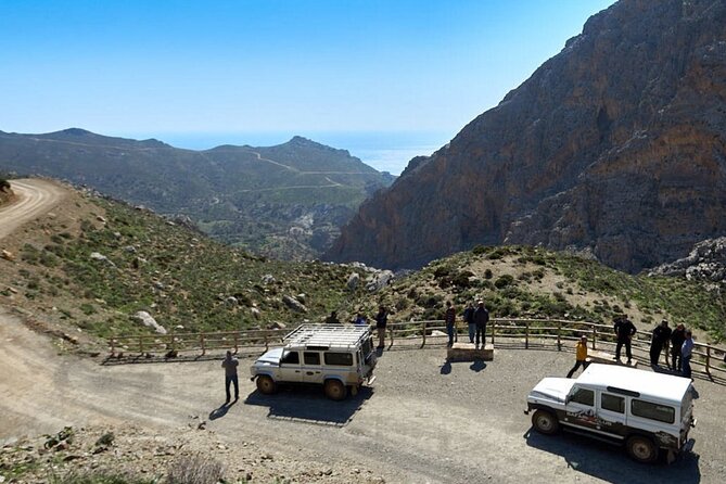 Land Rover Safari: Tripitis Gorge and Beach, South Crete - Tripitis Beach, lunch, and clear water
