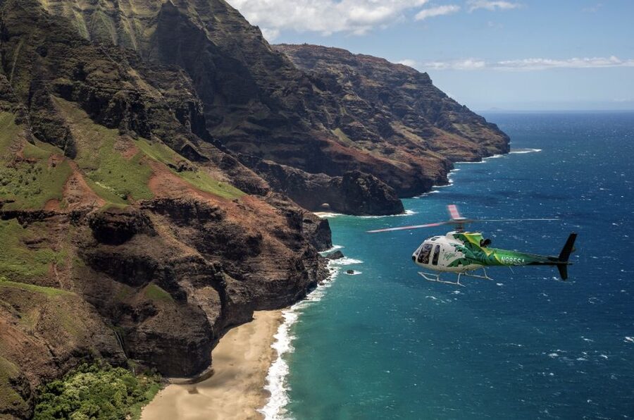 Lihue: Deluxe Waterfall Safari Helicopter Tour - Taking off from Lihue with a small group