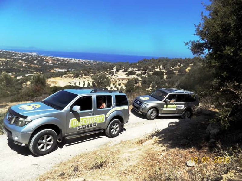 Luxury Jeep Safari to South Coast, Palm Beach and Canyons - Remote villages and traditional Cretan life