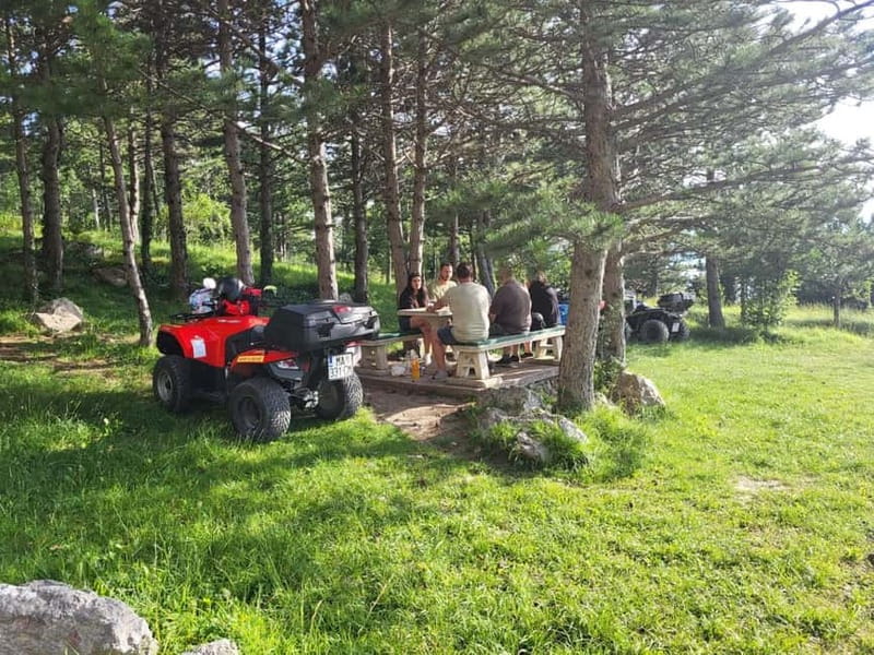 Makarska Safari ATV Quad Tour - Smokovina hunting lodge and the first break