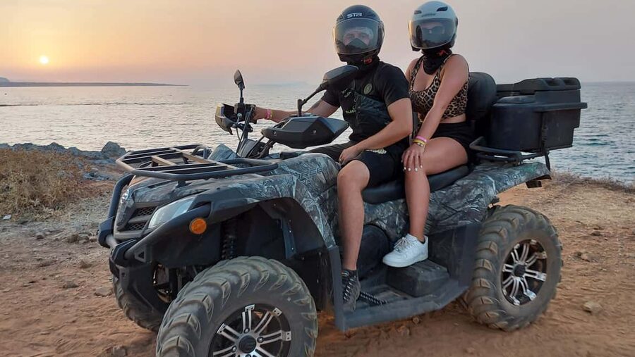 Malia: Off-Road Quad Safari Evening Tour / optional transfer - Food, timing, and the $82 value