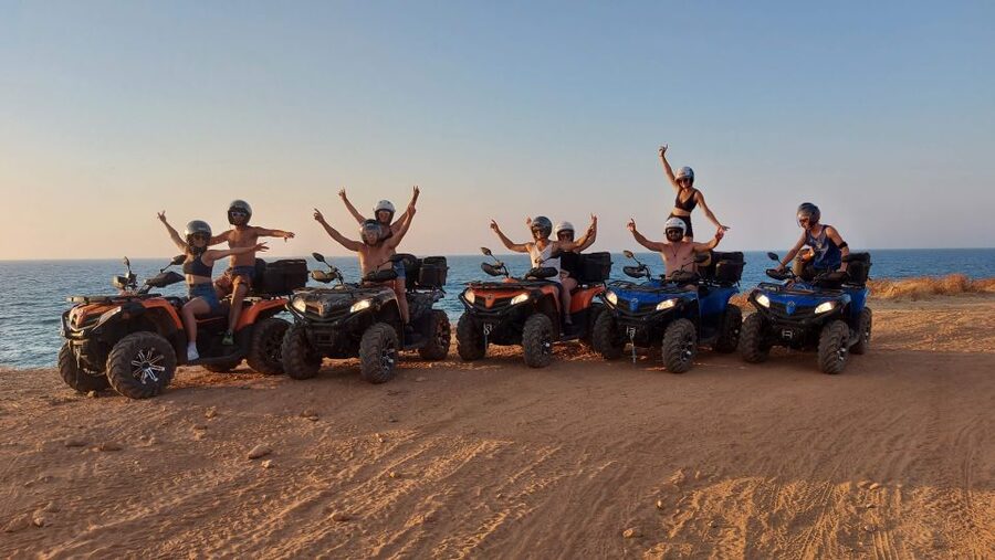 Malia: Off-Road Quad Safari Evening Tour / optional transfer - Forty minutes through olive groves and vineyards