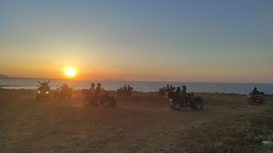 Malia: Off-Road Quad Safari Evening Tour / optional transfer - Sissi, village roads, and a short rest