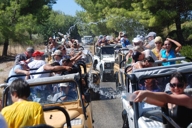 Marmaris Jeep Safari Tour With Waterfall and Water Fights - Turgut Waterfall: pleasant, cold, and sometimes crowded