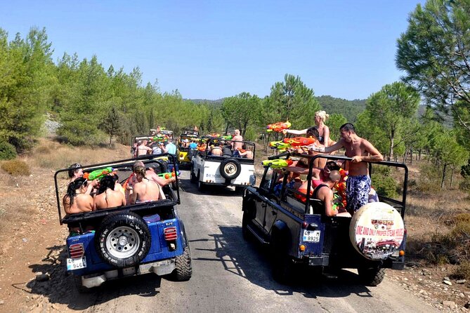 Marmaris Jeep Safari Tour With Waterfall and Water Fights - What the $30 price really buys