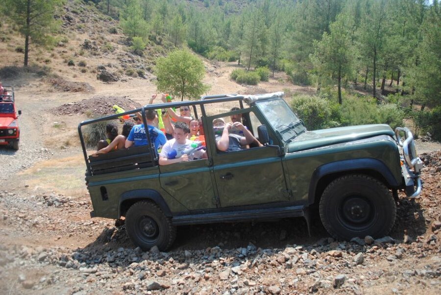 Marmaris Jeep Safari Water Fight, Colour and Foam Party - Turgut Waterfalls and the long lunch break