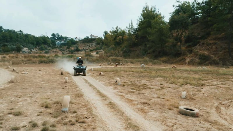 Marmaris: Quad Bike ATV Safari Experience with Transfer - The swim stop is a welcome clean-up break