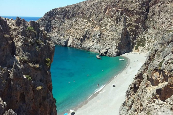 Matala Agiofarago Gorge Guided Jeep Safari Tour - Leaving the resorts for Crete’s vineyard country