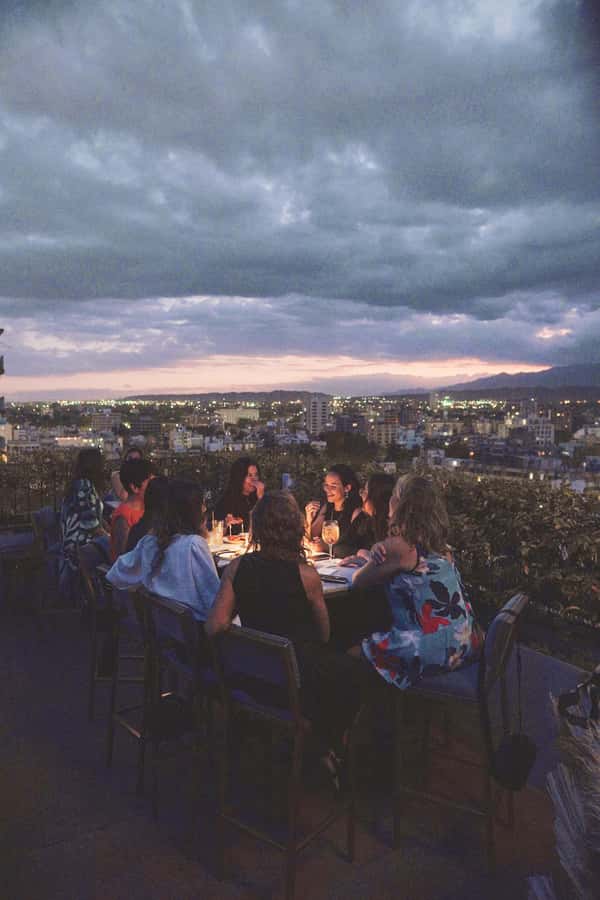 Mendoza Food Safari - 4 Top Restaurants in One Night - Starting above the city at Gómez Rooftop