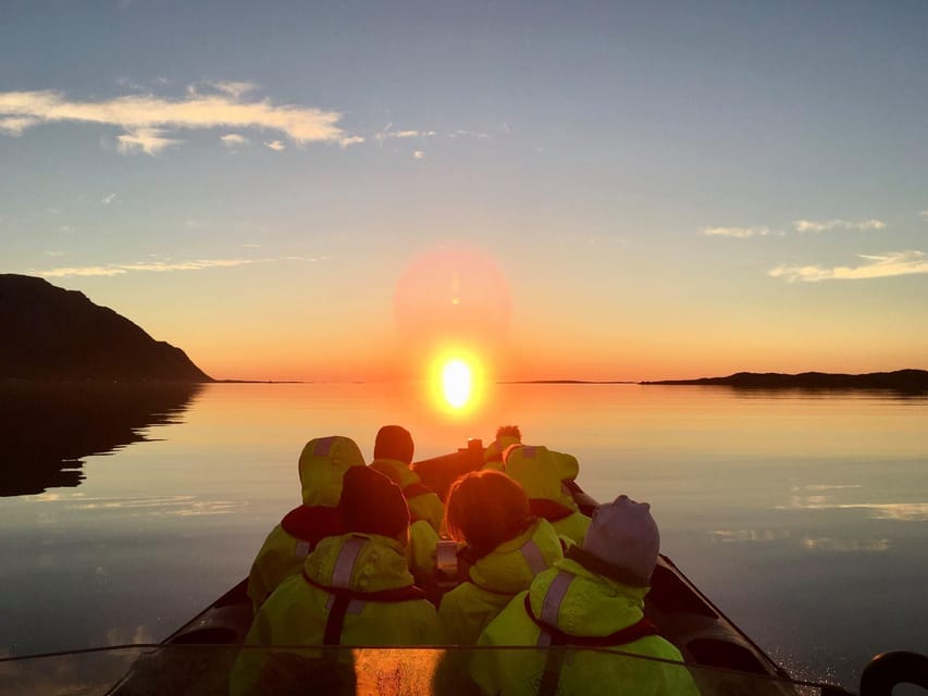 Midnight sun safari - The best part may be the sunset over the islands