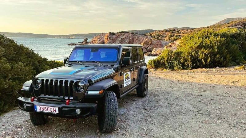 Milos Jeep Safari: Sunset, Off-Road & Hidden Hilltop Gems - Sarakiniko: Milos at its most otherworldly