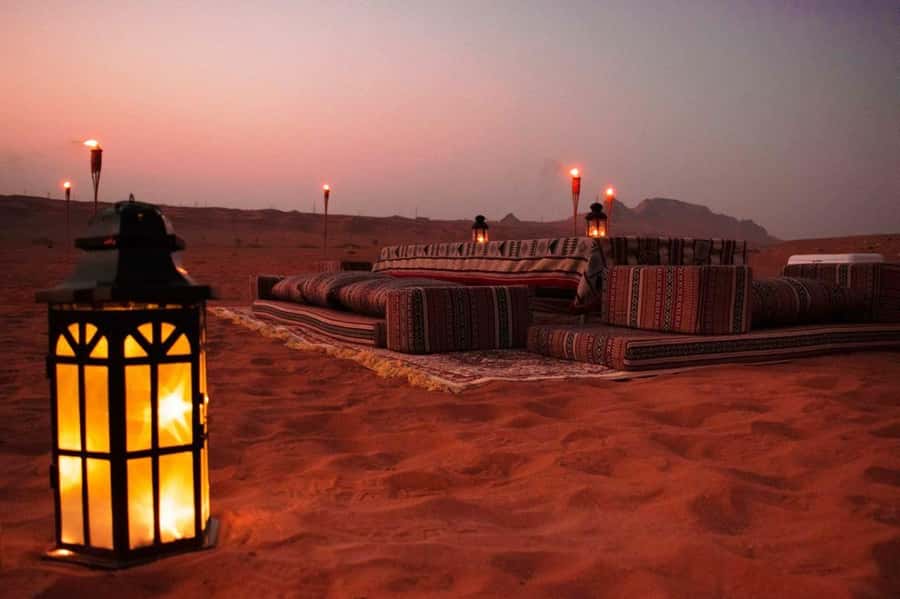 Mleiha Desert Safari with Sandboarding, Stargazing & Dinner - From Dubai hotels to the quiet dunes