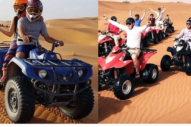 Morning Desert Safari, 25 Minutes ATV with 20 minutes Camel Ride - Sandboarding from the high dunes