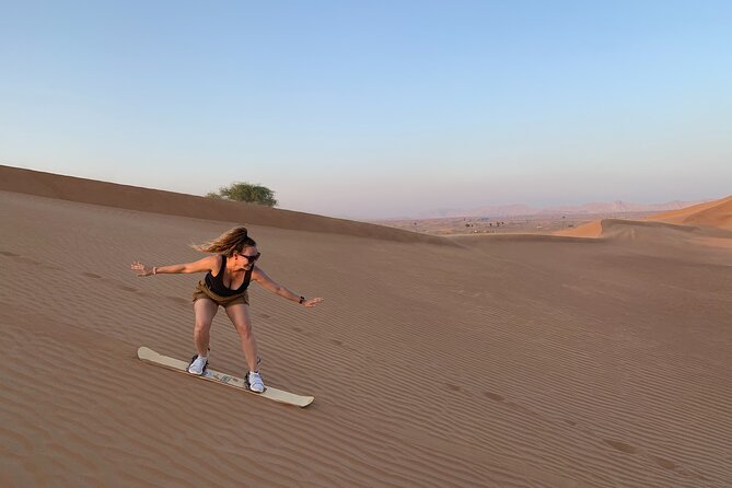 Morning Desert Safari, Quad Bike, Sandboard and Camel Ride - The drive from Dubai to Lahbab
