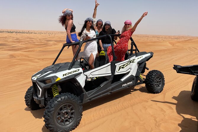 Morning Desert Safari with Buggy Ride & Sandboarding – Shared Car - A 30 to 45 minute 4x4 safari