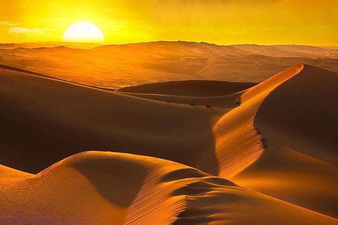 Morning Desert Safari with Camel Ride & Sand Skiing Private Tours - Sunrise Above the Dunes