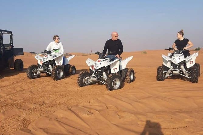 Morning Desert Safari With Quad Bike - Sandboarding, camel riding, and desert photos
