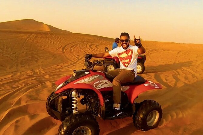 Morning Desert Safari with Quad Bike, Camel Ride & Sandboarding - Sandboarding is simple, active, and easy to try