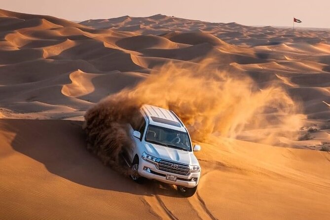 Morning Red Dunes Safari: Camel Ride & Sandboarding Adventure - The 40-minute 4x4 dune-bashing run