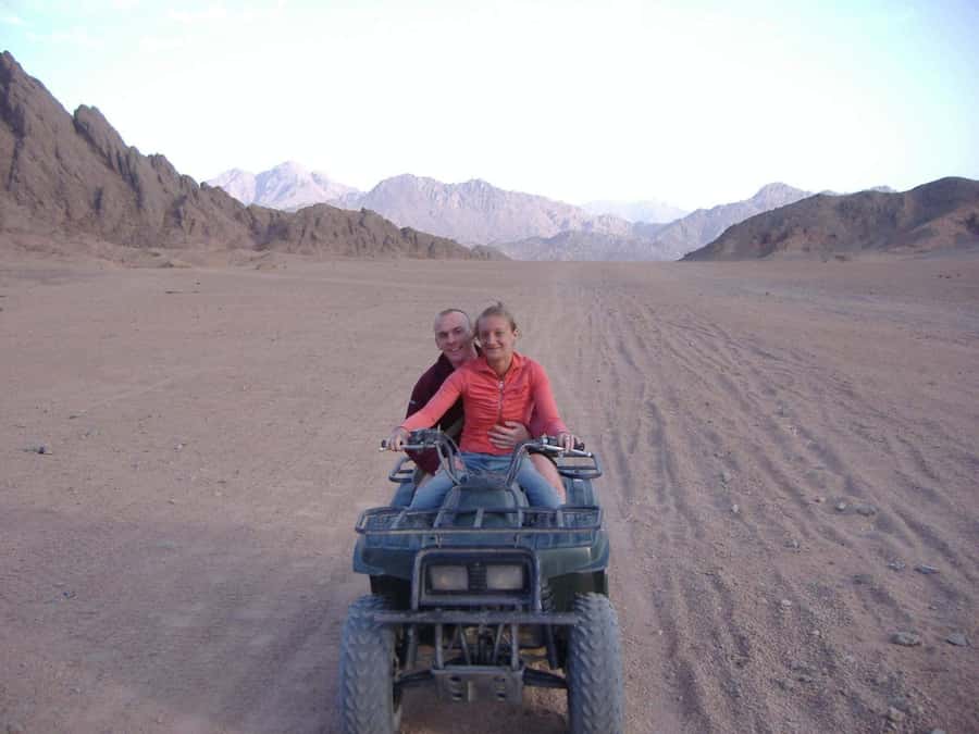 Morning Trip: Desert Safari Riding a Speed Quad Bike, Pickup - What the $27 price really gets you