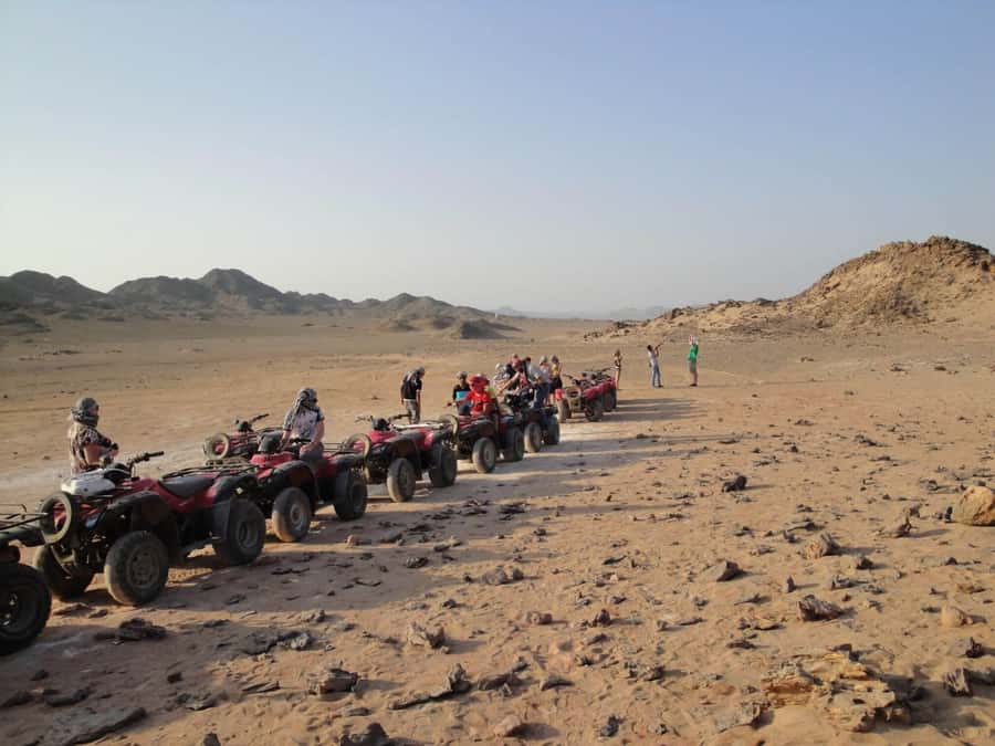 Morning Trip: Desert Safari Riding a Speed Quad Bike, Pickup - Safety, comfort, and the practical trade-offs