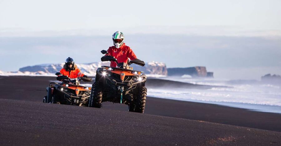 Mýrdalsjökull: South Coast ATV Quad Bike Safari - Crossing Sólheimasandur by ATV
