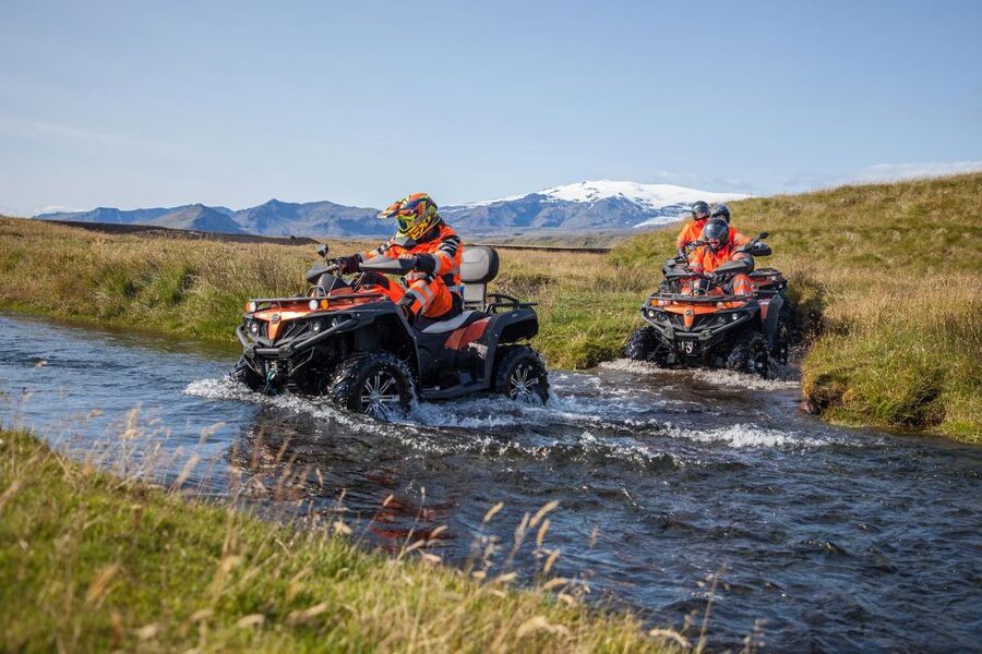 Mýrdalsjökull: South Coast ATV Quad Bike Safari - Riding toward the Atlantic and Dyrhólaey