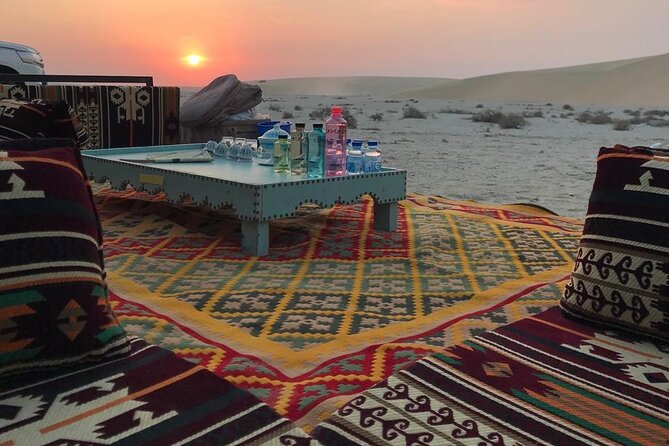 No Rush Desert Safari: 6-Hour Adventure & Inland Sea Relaxation - Sealine Beach brings the first desert views