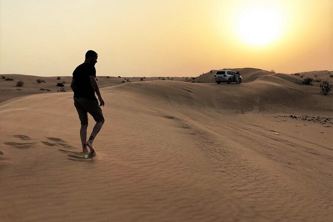 No Rush Desert Safari: 6-Hour Adventure & Inland Sea Relaxation - Sandboarding and the short camel ride