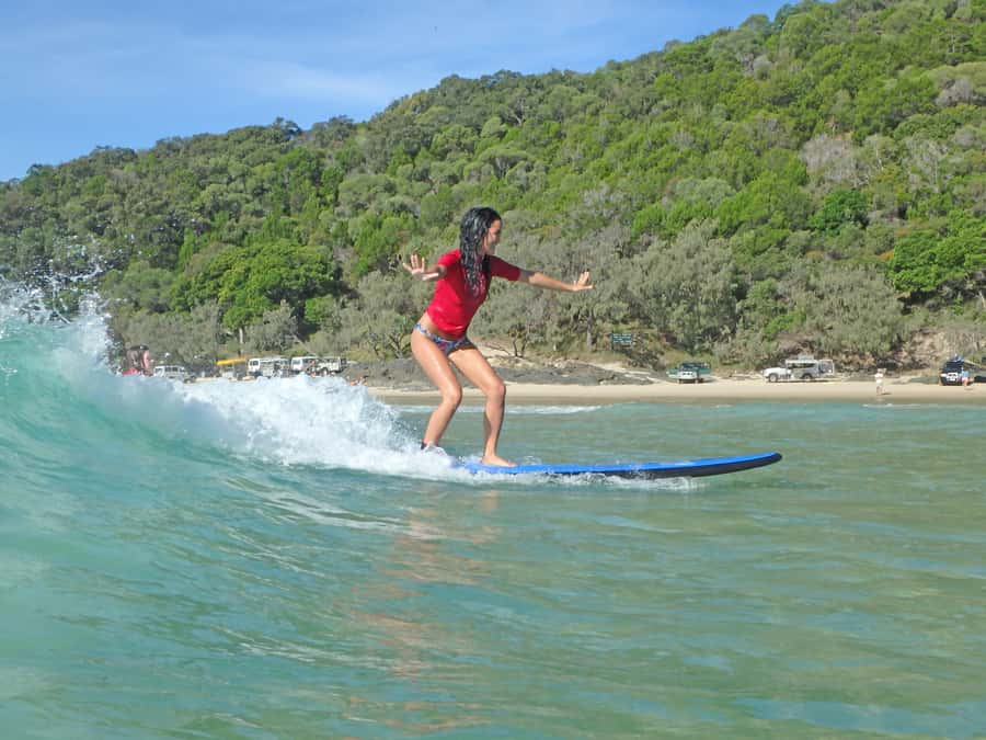 Noosa: Epic Learn to Surf Safari 4x4 - Double Island Point - Why Double Island Point is a smart place to learn