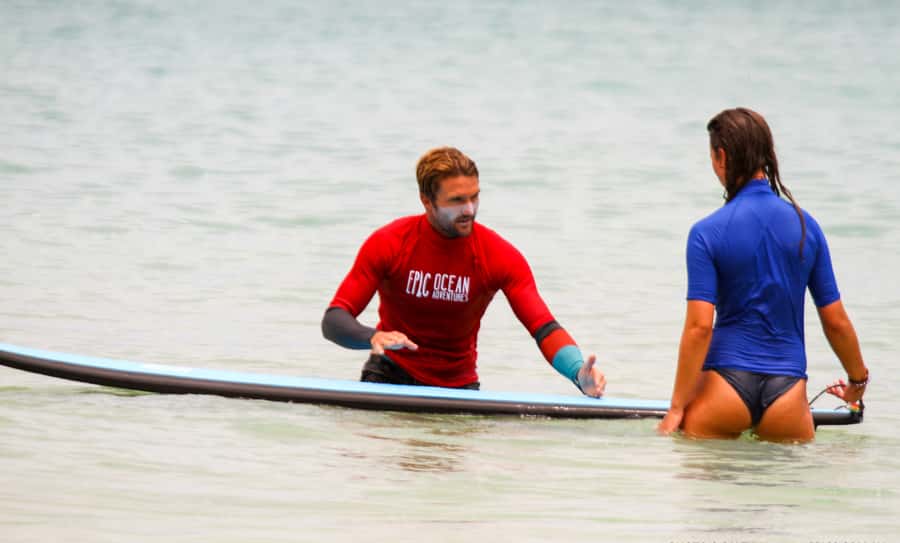 Noosa: Epic Learn to Surf Safari 4x4 - Double Island Point - What the surf lesson is likely to feel like