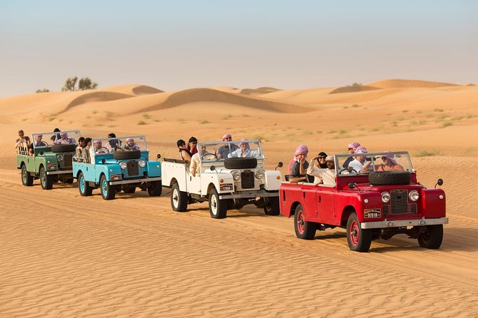 Overnight Desert Safari - Vintage Land Rovers & Traditional Activities - Sunrise, coffee, and a generous breakfast