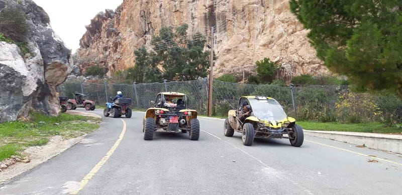 Paphos: Beach and Mountain Buggy Safari - A Cyprus coffee in a village setting