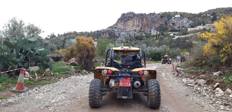 Paphos: Beach and Mountain Buggy Safari - The return ride and group pace