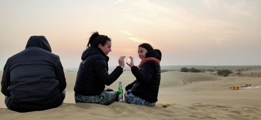 Peeps Billions of Star Experience with Desert & Camel Safari - Sunset tea and the quiet side of the Thar