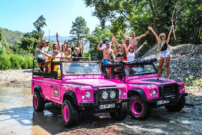 PINK JEEP TOUR - Alanya Jeep Safari - Seyir Terasi and Alanya from above