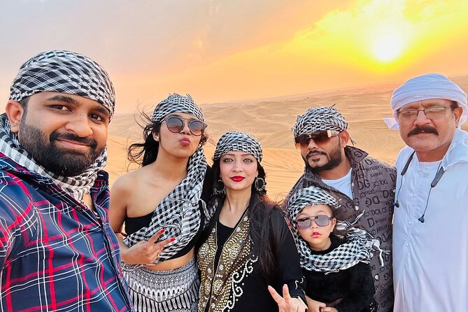 Premium Desert Safari Activities for Group and Family - Gahwa, dates, and drinks before dinner