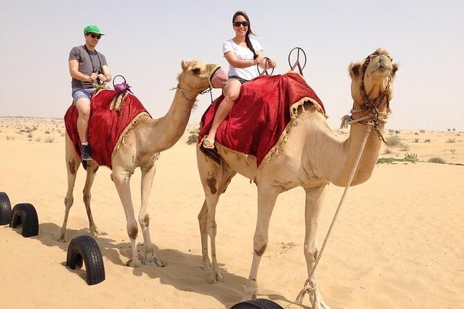 Premium Desert Safari Dubai: Desert Camping & Dune Bashing - Barbecue dinner and unlimited soft drinks