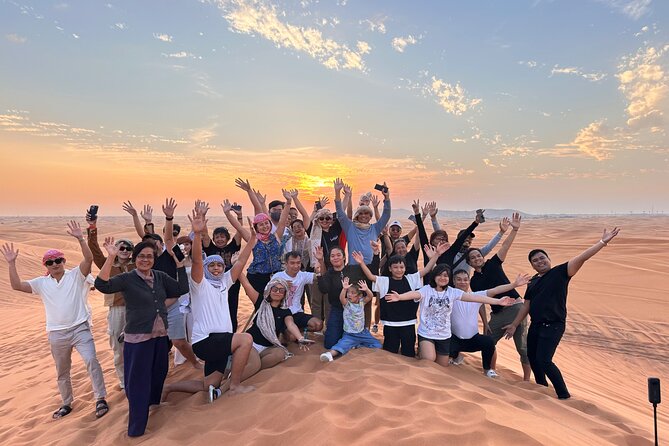 Premium Desert Safari Dune Buggy Camel Ride Sandboard & BBQDinner - Camp 22 shifts from adventure to entertainment