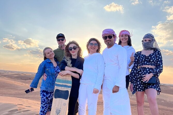 Premium Desert Safari Tour with BBQ Dinner Dubai - Sunset views before the evening camp