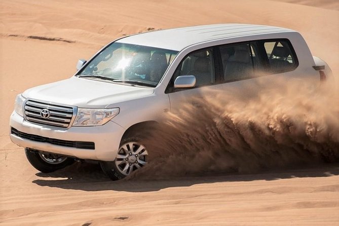 Premium Full-Day Safari, Dune Bash, Camel Ride and BBQ Meal in Desert Camp - Khor Al Udaid and the inland sea