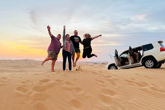 Private Desert Safari With BBQ Buffet Dinner And Live Shows - Sandboarding and the short camel ride