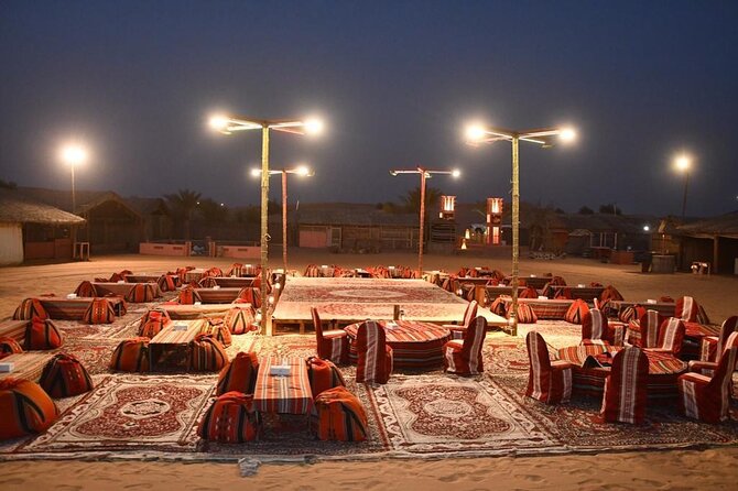 Private Evening Desert Safari with BBQ Dinner Dubai - A short camel ride and Bedouin-style camp