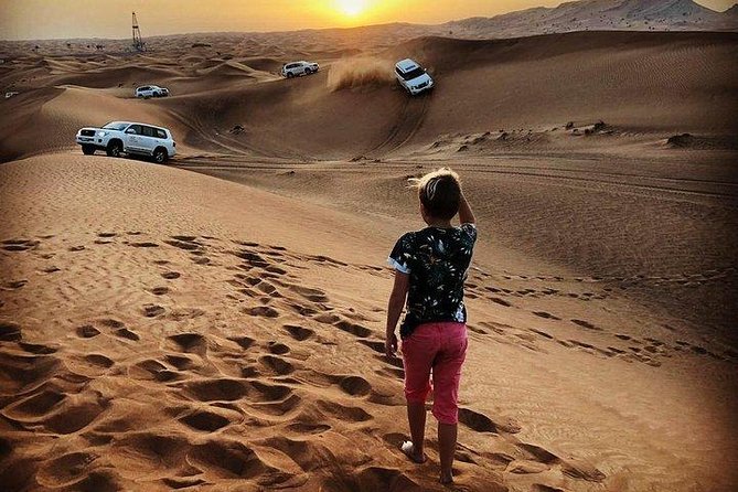 Private Morning Desert Safari Dubai with Dune Bashing & Sandboard - Sunrise Photos and Guide-Provided Pictures