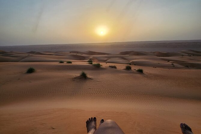 Private Watching Sunset Desert Safari Tour - Crossing into Wahiba Sands by 4WD