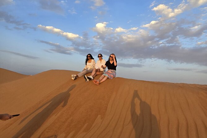 Private Watching Sunset Desert Safari Tour - Sunset from the top of the dunes